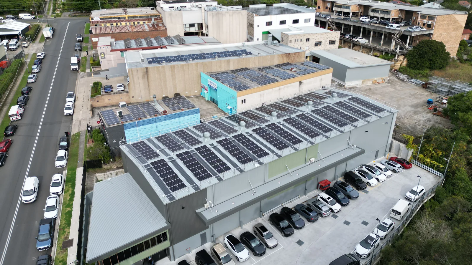 Phoenix Sports Centre rooftop solar installation in Sydney