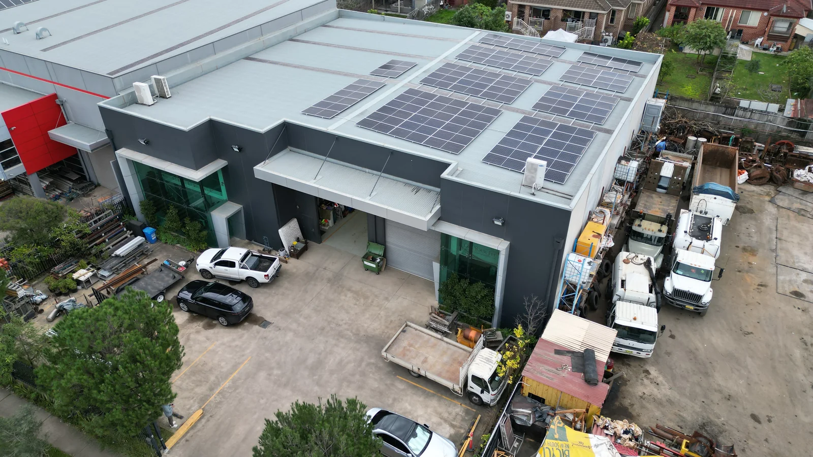 RK Metal Factory and Workshop rooftop solar installation in Sydney